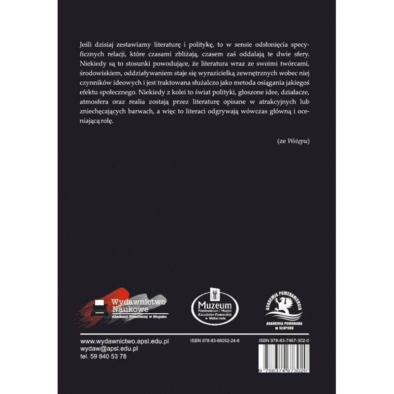 Literatura a polityka. Casus Pomorza i Kaszub